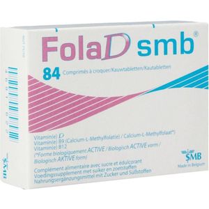 SMB FolaD Kauwtabletten 84 stuks