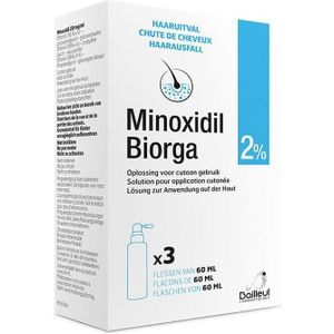 Bailleul Minoxidil Biorga 2% Spray 3x60ml