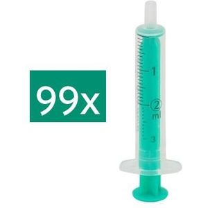 Spuit zonder naald 2ml  99 stuks