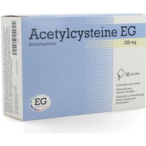 Acetylcysteine EG 200mg Zakjes 30 stuks