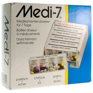 Pillendoos Medi-7 week Nederlandstalig 1 stuks