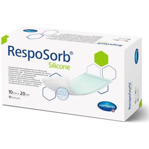 Resposorb - Siliconen Absorberend Verband - 10 x 20 cm - 10 Stuks