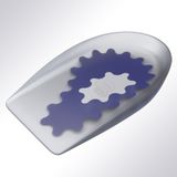 Bauerfeind ViscoSpot Inlegzolen - 2 - Links en Rechts - BlauwWit