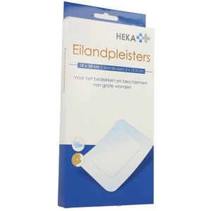 Heka - Eilandpleister - Wit - 10x20cm - 10 Stuks