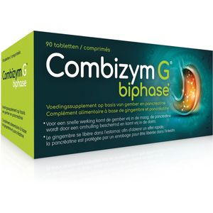 Combizym G Biphase Zware maag & vertering Tabletten 90 stuks