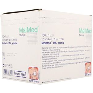 MaiMed Steriele kompressen 10x10cm 100 stuks