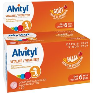 Alvityl Vitaliteit  Kauwtabletten 30 stuks