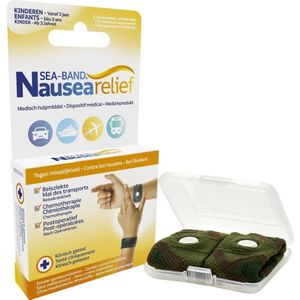 Sea-Band Kids kaki groen Armband 2 stuks