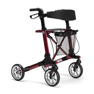 Quadri Light Rollator rood 1 stuks