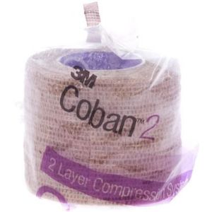 Coban 2 Compressie 5cmx2,7m beige 1 stuks