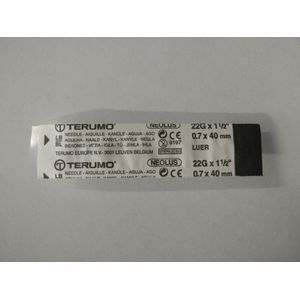 Terumo Neolus naald 22G 1 stuks