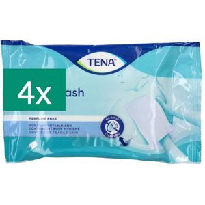 Tena Proskin Wet Wash Glove ZP voordeelpakket 4x 8 stuks
