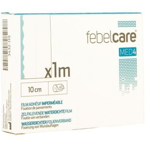 Febelcare Med4 zelfklevende waterdichte film 10cmx1m 1 stuks