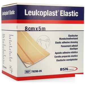 Leukoplast Elastic 8cmx5m 1 stuks