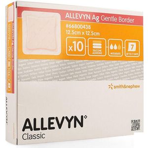 Allevyn AG Gentle Border 12,5x12,5cm 10 stuks