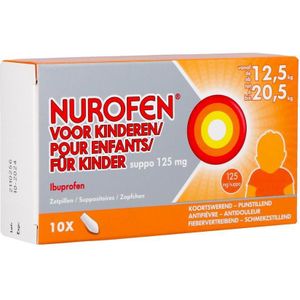 Nurofen Kind 125mg Zetpillen 10 stuks