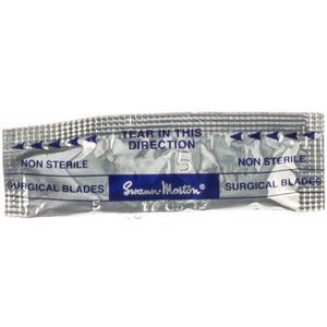 Bistouri mesjes niet steriel nr 15 5 stuks