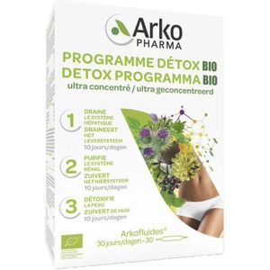 Arkofluide Detox Programma bio Ampullen 3x10 stuks