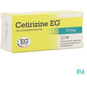 Cetirizine EG 10mg Tabletten 50 stuks