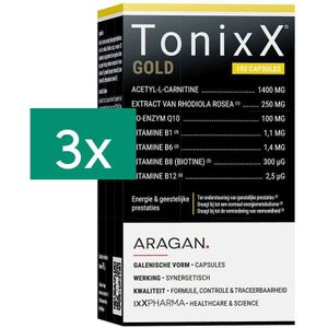 TonixX Gold Tripack Capsules 3x180 stuks