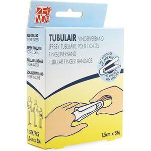 Zeno Tubulair vingerverband 1,5cmx5m + applicator 1 stuks