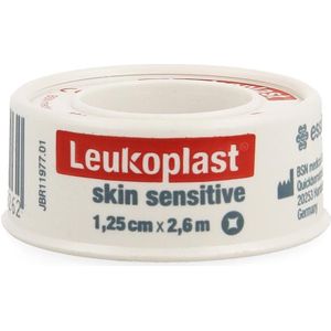 Leukoplast Skin Sensitive 1,25cmx2,6m 1 stuks
