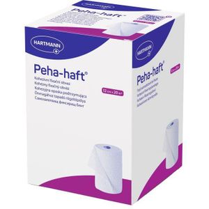 Peha - Peha-haft - Zelfklevend Verband - 12cm x 20m - Latexvrij, Luchtdoorlatend, Huidvriendelijk