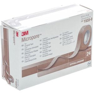 Micropore 1,25cm x 9,1m 24 stuks