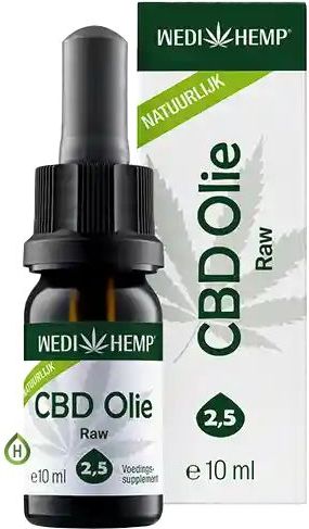 Wedihemp - RAW CBD Olie - 2,5% - 10ML
