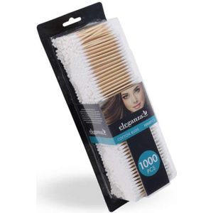 1000-Pack Bamboe Wattenstaafjes