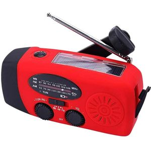 Noodradio - Oplaadbaar - AM/FM - Compact - Met Powerbank en LED-zaklamp