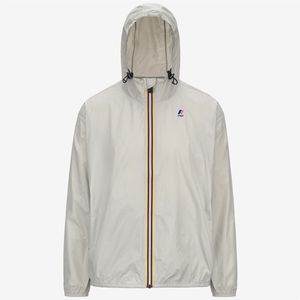 LE VRAI CLAUDE 4.0 uniseks windjack met kap K-WAY. Polyamide materiaal. Maten XL. Beige kleur