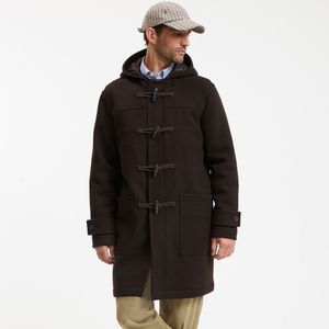 La Redoute Collections - Signature - Losvallende Duffelcoat - Kastanje