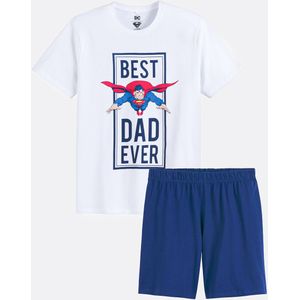 Superman - Pyjashort - Wit - Katoen - Korte Mouwen