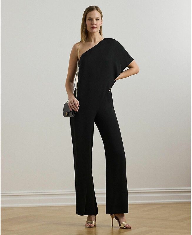 Avondjurk - Bellina - Effen - One-shoulder - Gedrapeerd - Lang