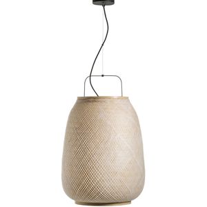 Hanglamp Titouan, design E. Gallina, Ø47 cm AM.PM. Bamboe materiaal. Maten �één maat. Beige kleur