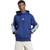 adidas - Essentials 3 Stripes - Fleece Hoodie - Katoenmix - Met Capuchon