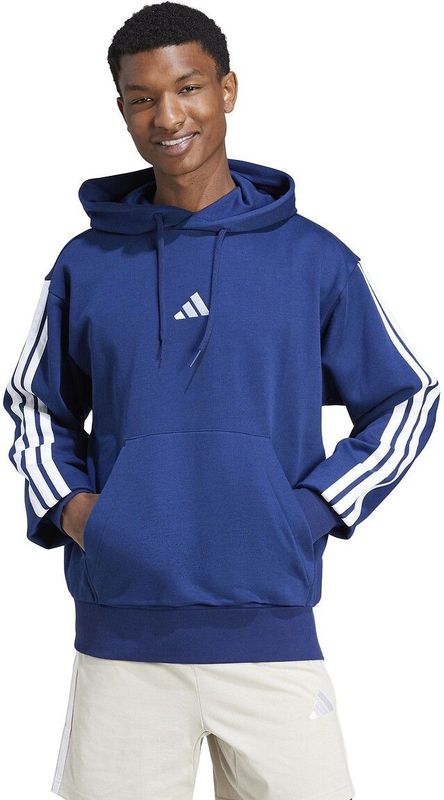 adidas - Essentials 3 Stripes - Fleece Hoodie - Katoenmix - Met Capuchon