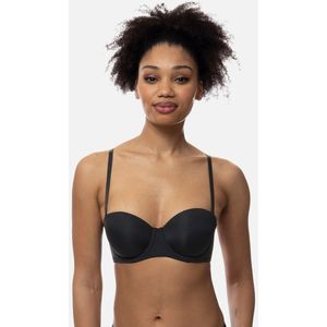 Bandeau BH Michelle DORINA. Polyamide materiaal. Maten 90C FR - 75C EU. Zwart kleur