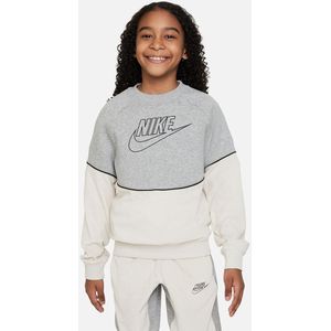 Bicolor sweater NIKE. Katoen materiaal. Maten S. Grijs kleur