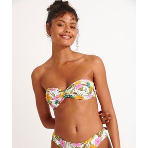 Bandeau bikini-BH Boro Tortuga BANANA MOON.  materiaal. Maten XL. Wit kleur