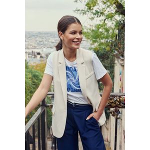 LA PETITE ÉTOILE - VIDAS - Mouwloos Vest - Beige - Polyester