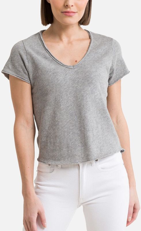 AMERICAN VINTAGE - SONOMA - T-shirt - Zwart - Katoen