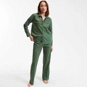 LA REDOUTE COLLECTIONS - Pyjama - Groen - Katoen - Stof Met Nopjes