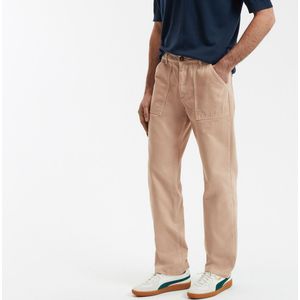 LA REDOUTE COLLECTIONS - Rechte Broek - Beige - Katoen