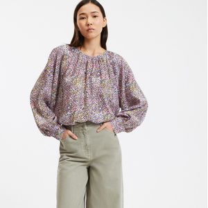 LA REDOUTE COLLECTIONS - Bedrukte Blouse - Kastanje Kleur - Viscose