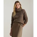 Trui met rolkraag, lange mouwen LAUREN RALPH LAUREN. Wol materiaal. Maten M. Kastanje kleur