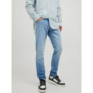 Slim jeans Glenn JACK & JONES. Katoen materiaal. Maten W32 - Lengte 32. Blauw kleur
