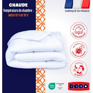 DODO - Dekbed - Wit - 50% Eendendons - Anti-Mijt Behandeld