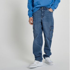 Cargo jeans LA REDOUTE COLLECTIONS. Katoen materiaal. Maten XXS. Blauw kleur